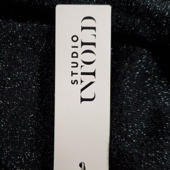 Black, sparkly, long sleeved, full length, jumpsuit for winter holidays! Size 18 - Picture 6 of 8